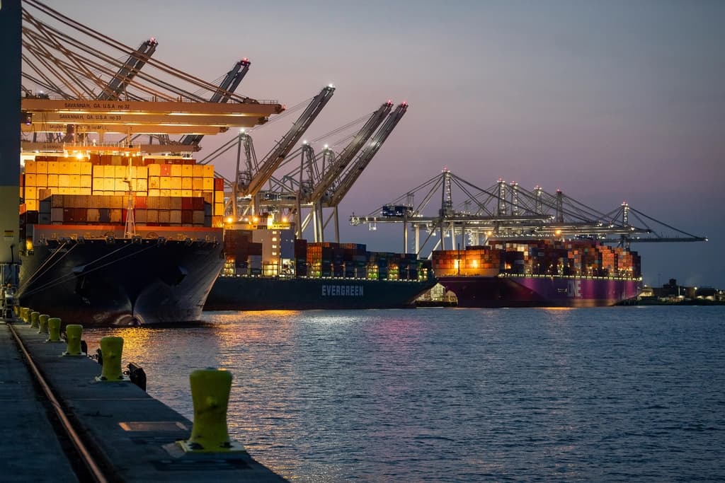 Importer reviewing tariff refund records and customs entries