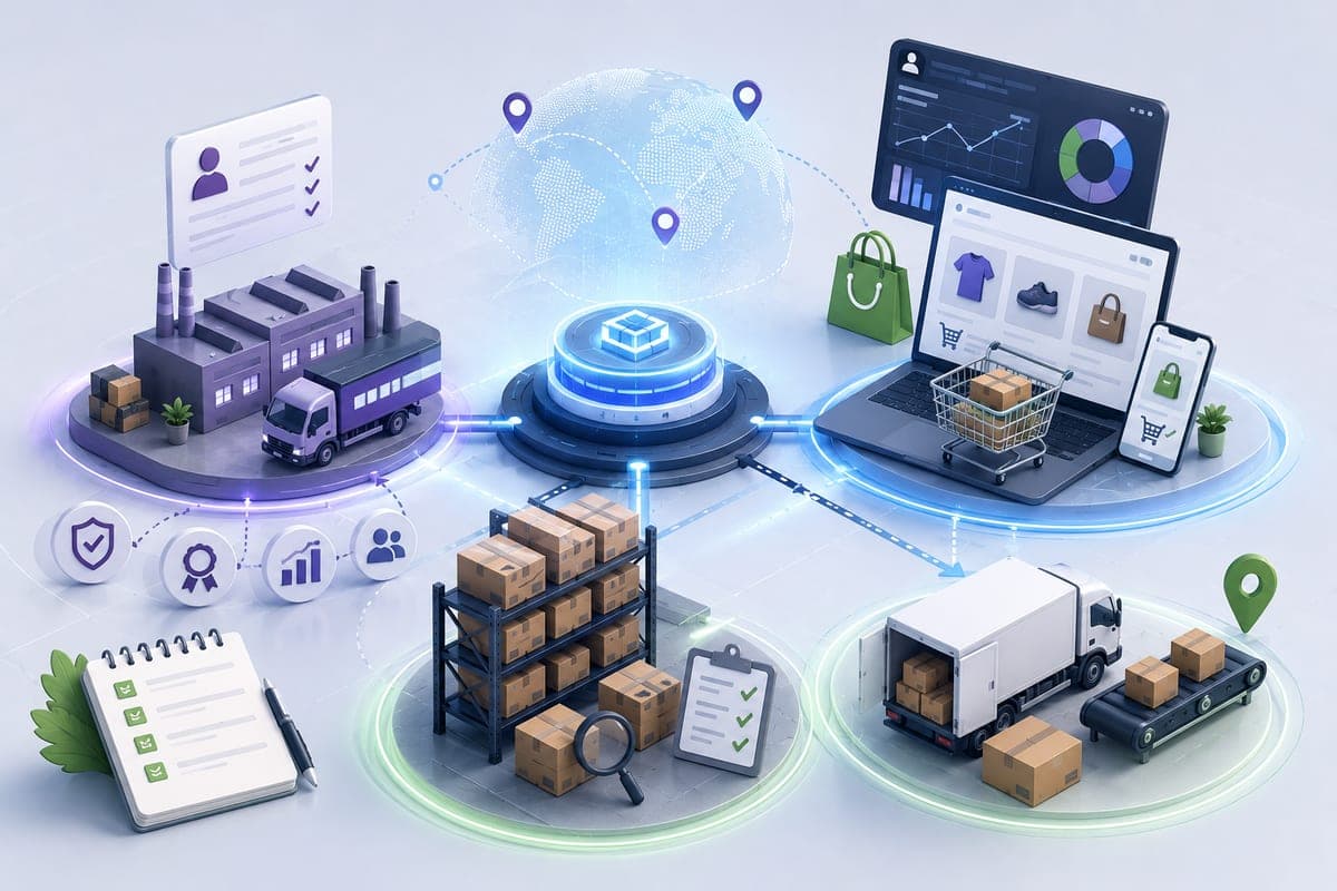 Supplier management inventory dashboard tracking multiple supplier stock feeds and performance