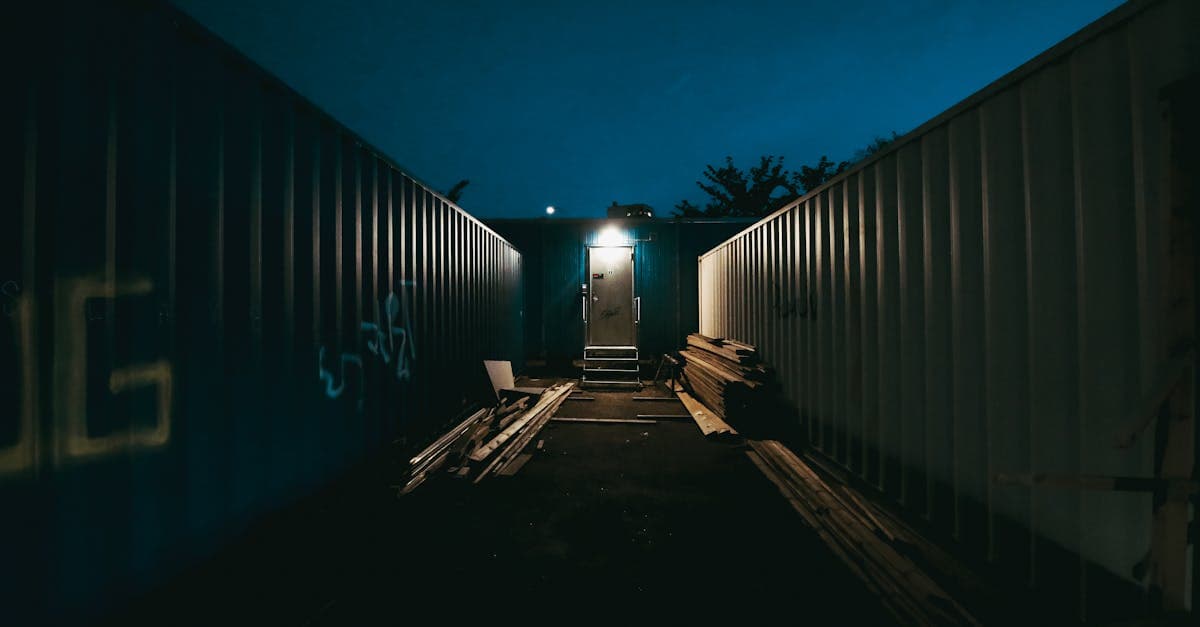 Bonded warehouse facility with import containers awaiting customs clearance for ecommerce inventory