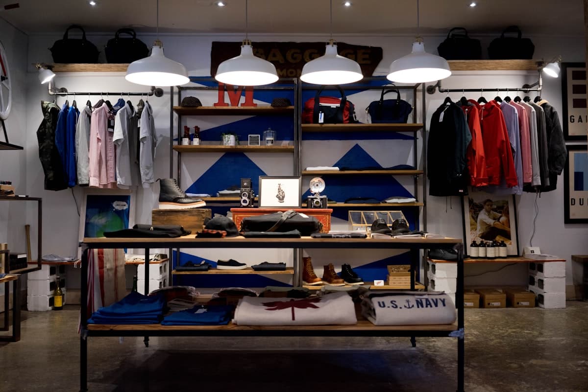 Warehouse shelves with excess inventory representing dead stock and slow-moving ecommerce products