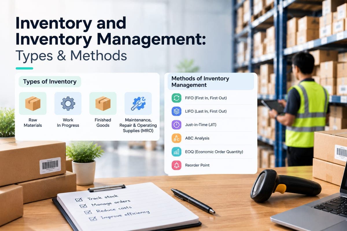 Inventory and Inventory Management: Types & Methods